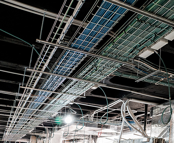 porta conductores bandejas portacables tipo canastillo CONDUTRAY® para la canalización eléctrica
