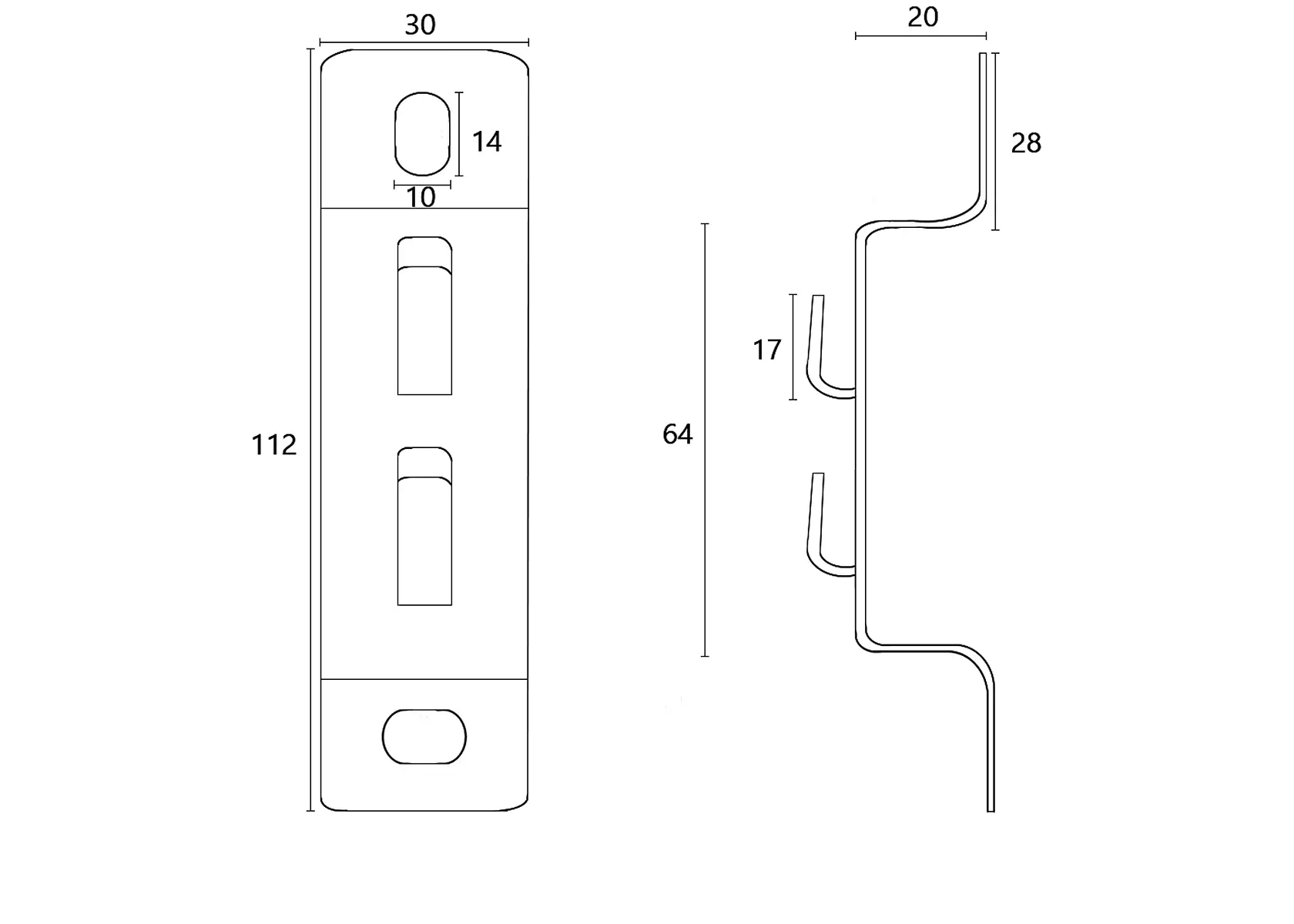 Soporte Universal para bandeja porta conductores | INGEMETA